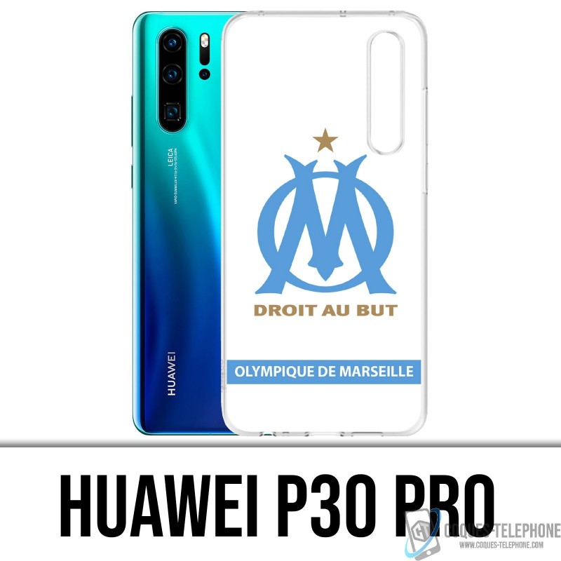Huawei P30 PRO Case - Om Marseille Logo White
