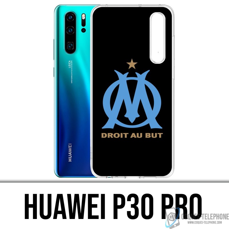 Huawei P30 PRO Case - Om Marseille Logo Black