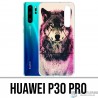 Coque Huawei P30 PRO - Loup Triangle