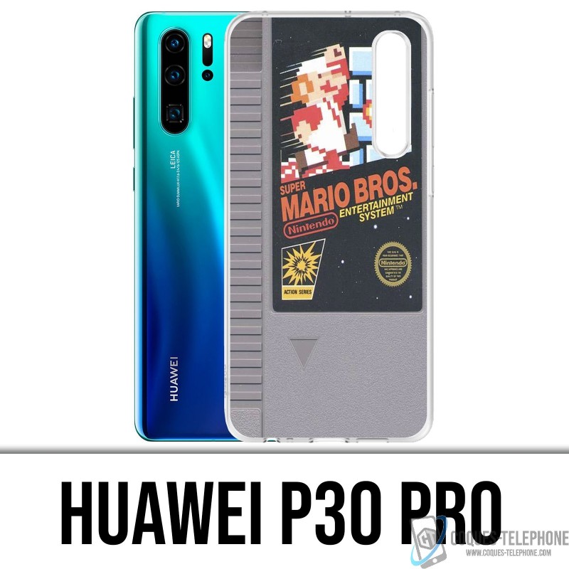 Funda Huawei P30 PRO - Cartucho Nintendo Nes Mario Bros.