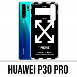 Case Huawei P30 PRO - Off White Black