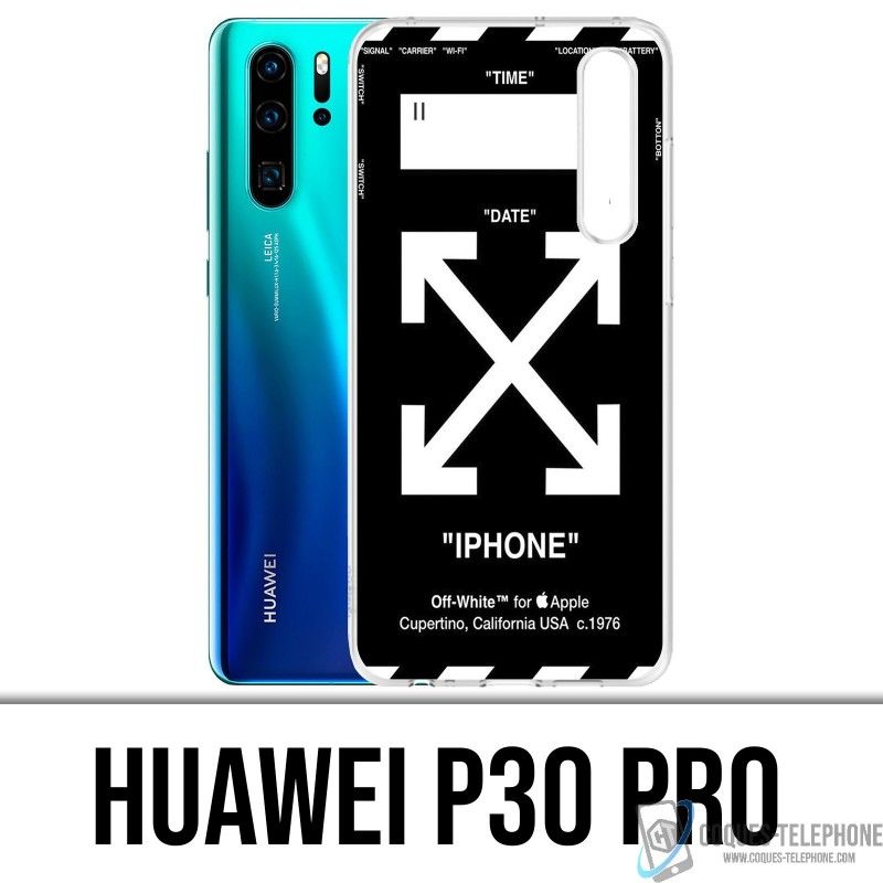 Custodia Huawei P30 PRO - Off White Black