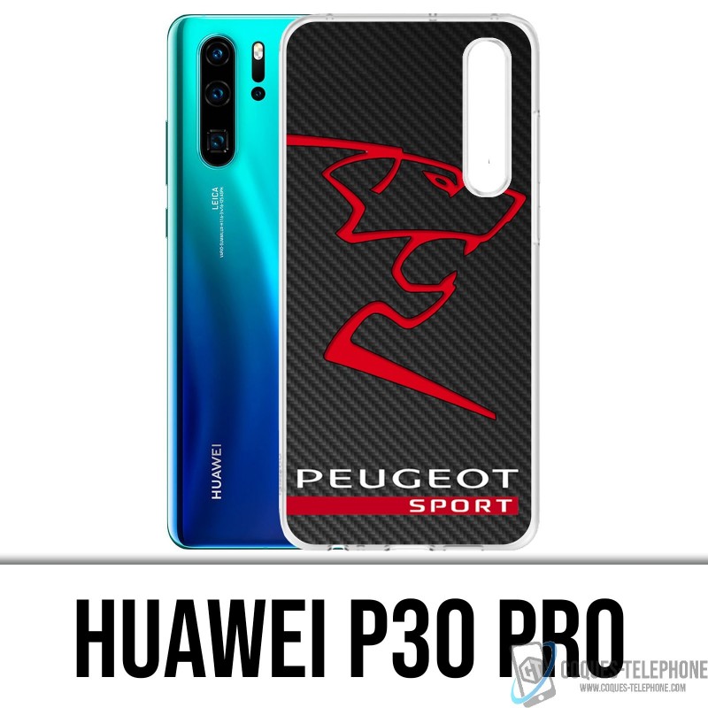 Custodia Huawei P30 PRO - Logo Peugeot Sport