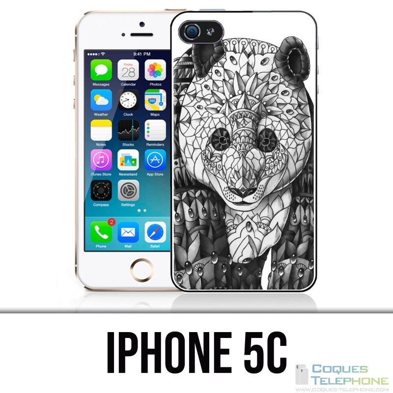Coque iPhone 5C - Panda Azteque