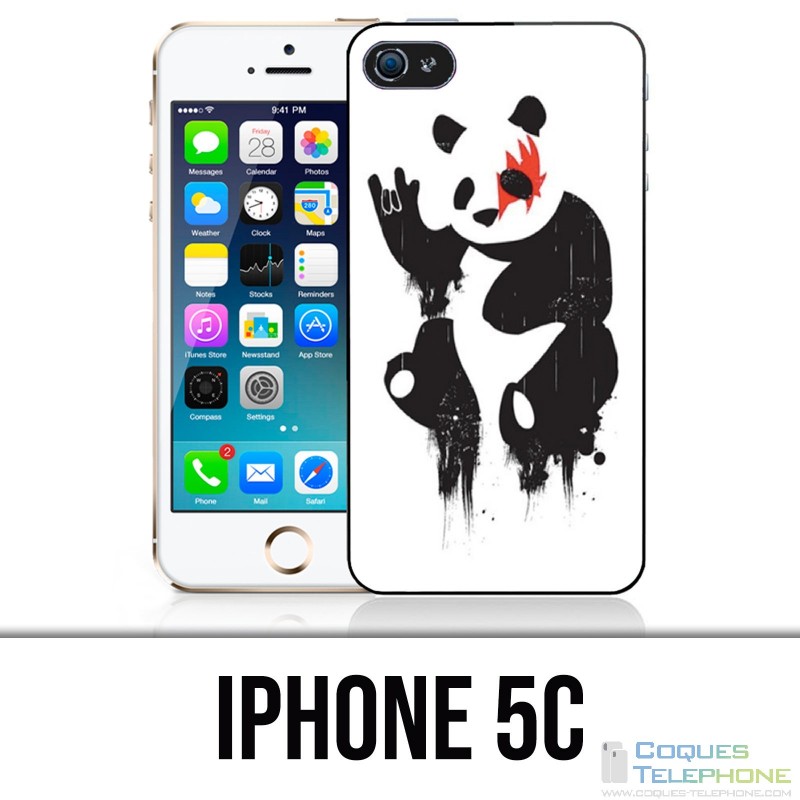 Coque iPhone 5C - Panda Rock