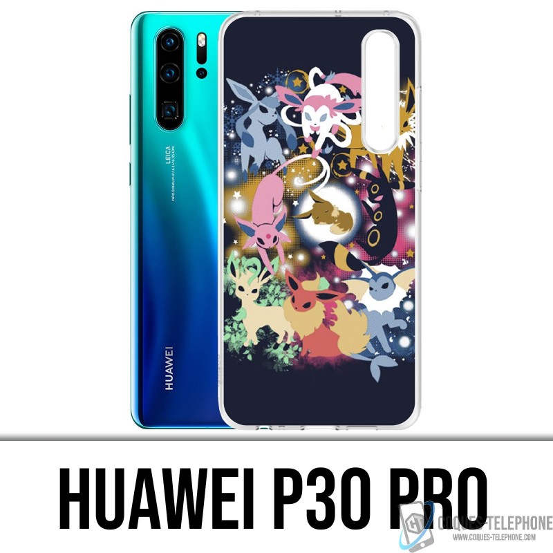 Huawei P30 PRO Custodia - Pokémon Évoli Évolutions