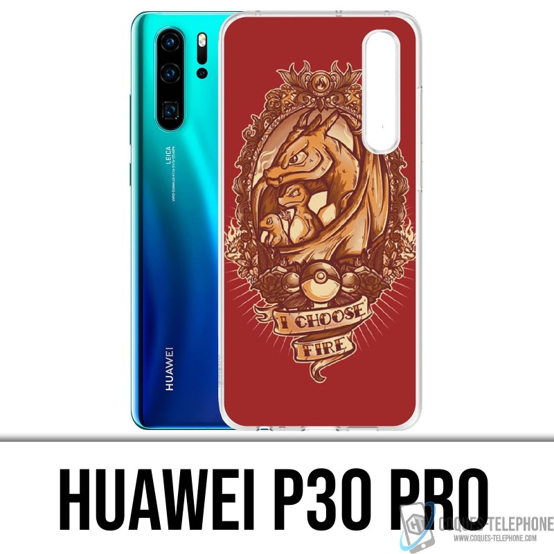 Huawei P30 PRO Custodia - Pokémon Fire