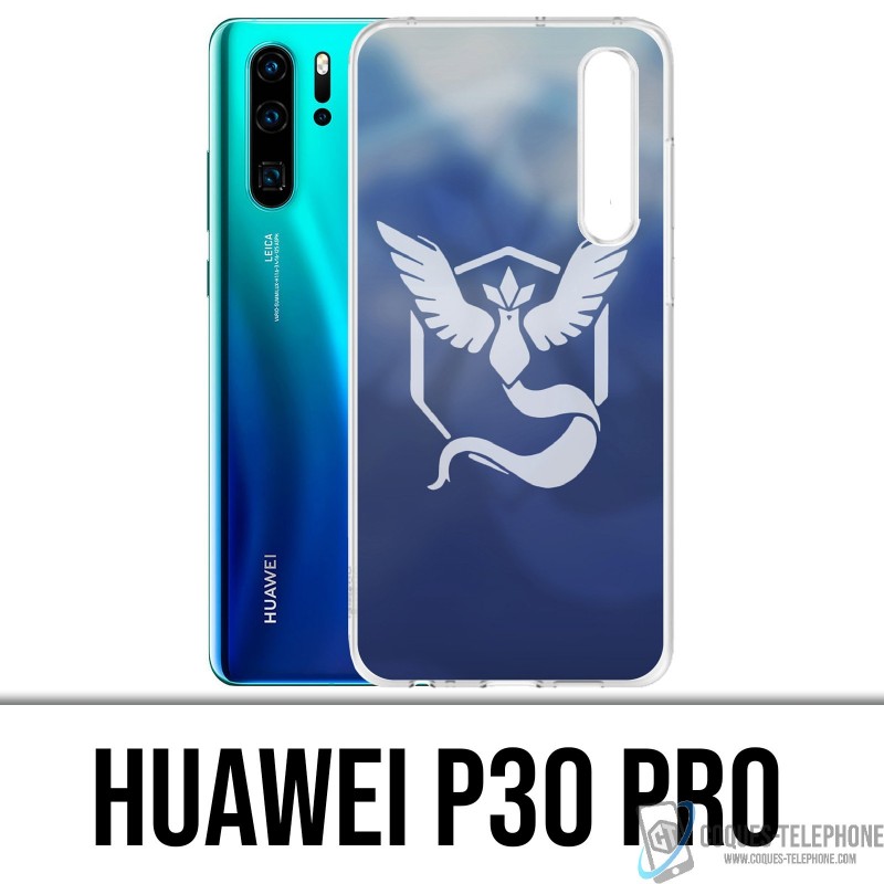 Coque Huawei P30 PRO - Pokémon Go Team Bleue Grunge