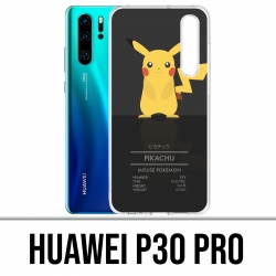 Huawei P30 PRO Case - Pokémon Pikachu Id-Karte