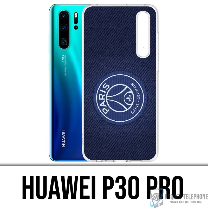 Coque Huawei P30 PRO - Psg Minimalist Fond Bleu
