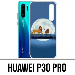 Coque Huawei P30 PRO - Roi Lion Lune