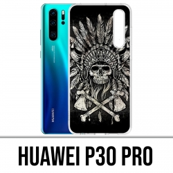 Huawei P30 PRO Case - Schädelkopf-Federn