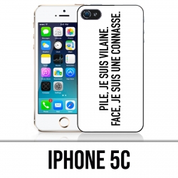 Funda iPhone 5C - Vilaine Face Connasse Battery