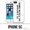 IPhone 5C Hülle - Vilaine Face Connasse Batterie