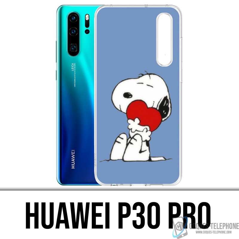 Coque Huawei P30 PRO - Snoopy Coeur