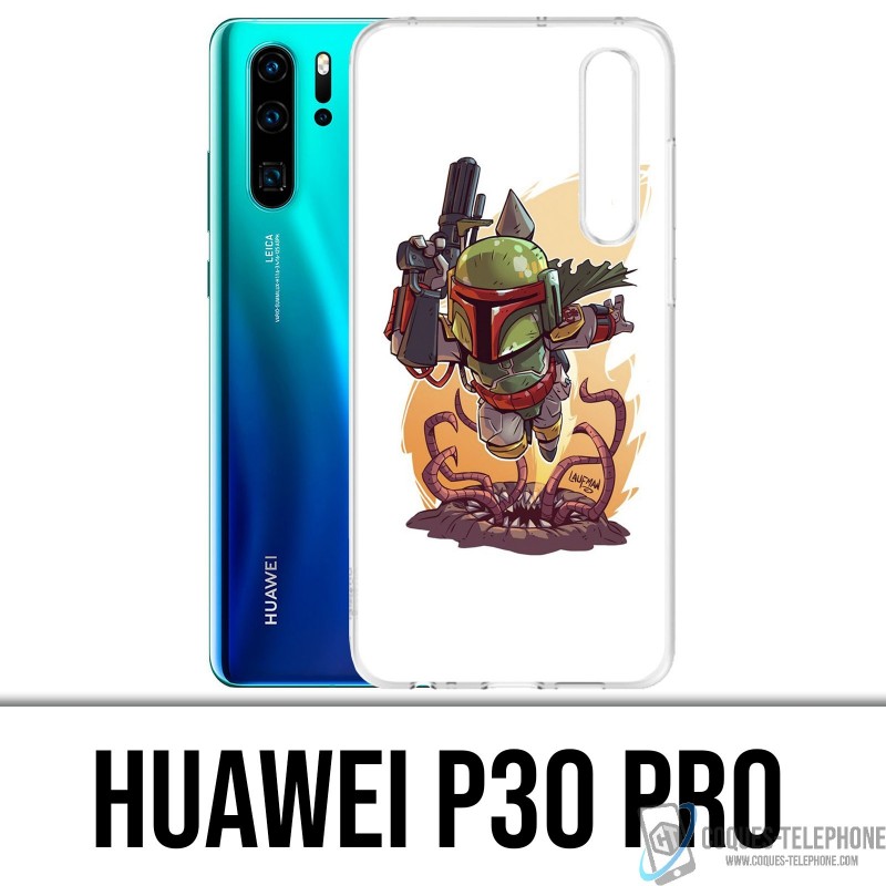Case Huawei P30 PRO - Star Wars Boba Fett Cartoon