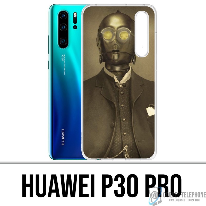 Huawei P30 PRO Funda - Star Wars Vintage C3Po