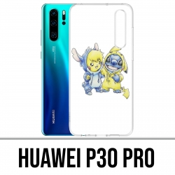 Coque Huawei P30 PRO - Stitch Pikachu Bébé
