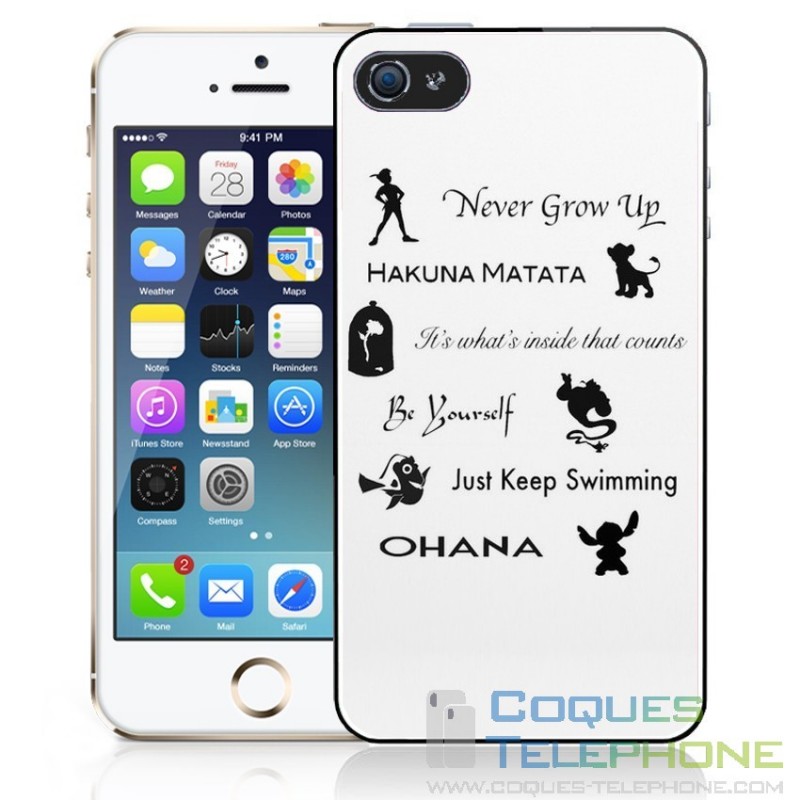Vinilo o funda para iPhone Citas de Disney