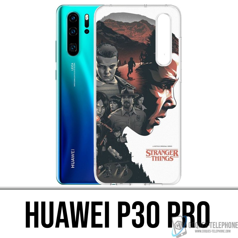 Huawei P30 PRO Case - Seltsame Dinge Fanart