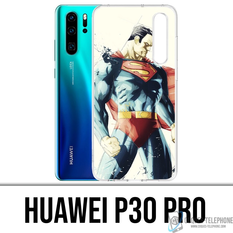 Huawei P30 PRO Custodia - Superman Paintart