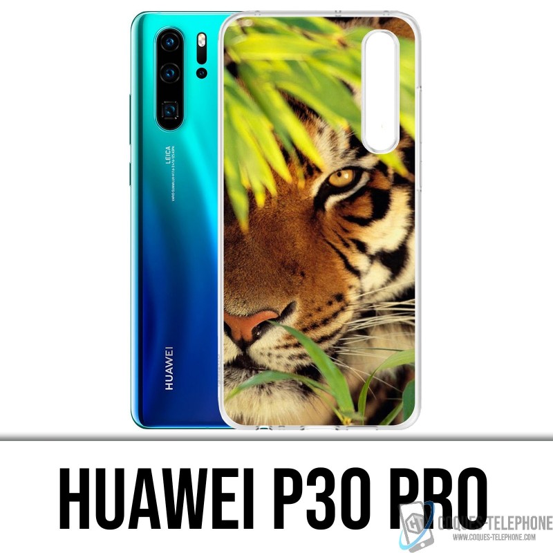 Coque Huawei P30 PRO - Tigre Feuilles