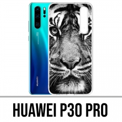 Huawei P30 PRO Case - Black & White Tiger