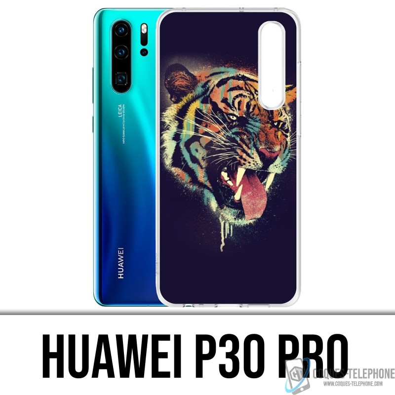 Huawei P30 PRO Case - Tigerlackierung