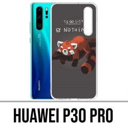 Case Huawei P30 PRO - To Do List Red Panda