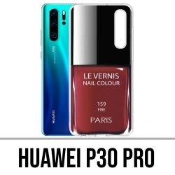 Coque Huawei P30 PRO - Vernis Paris Rouge