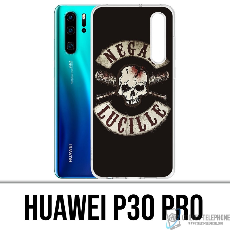 Funda Huawei P30 PRO - Walking Dead Logo Negan Lucille