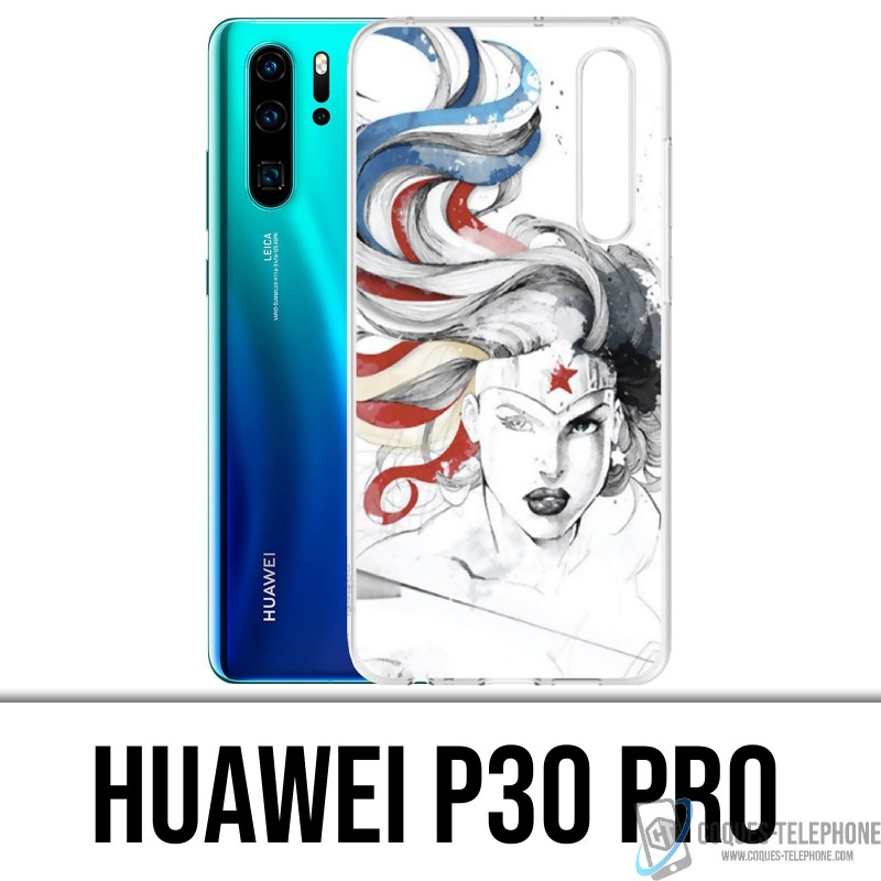 Huawei P30 PRO Custodia - Wonder Woman Art