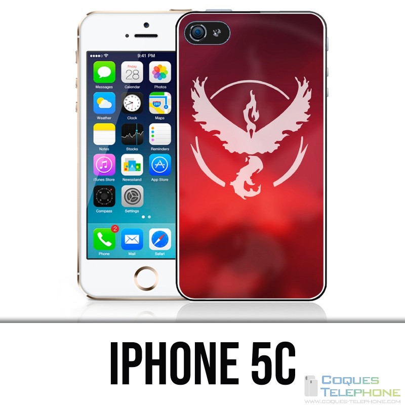 Coque iPhone 5C - Pokémon Go Team Rouge