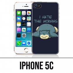 Custodia per iPhone 5C - Pokémon Ronflex Hate Morning