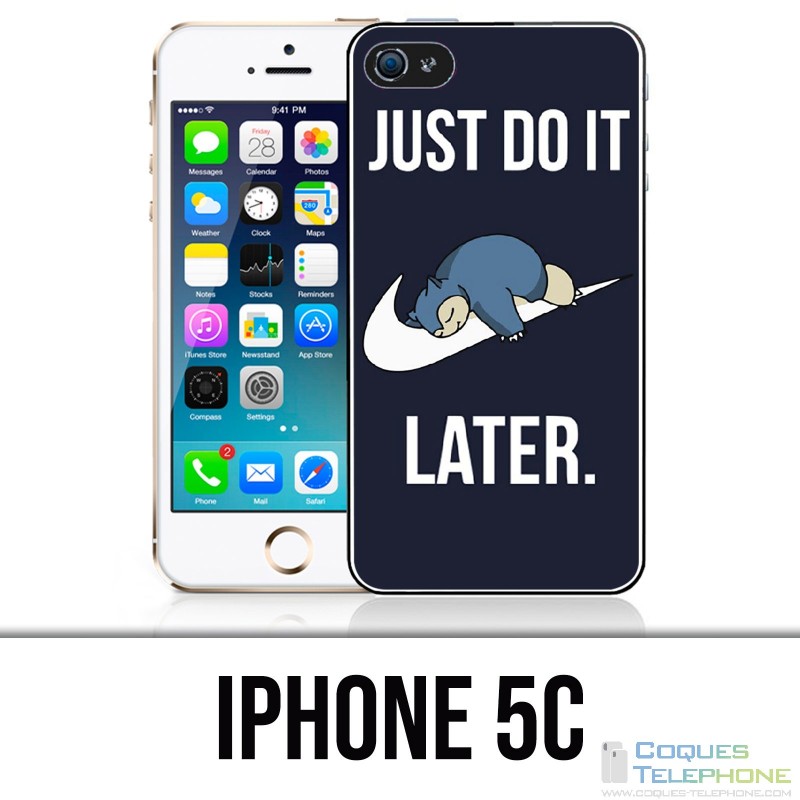 IPhone 5C case - Pokemon Ronflex Just Do It Later