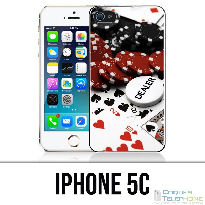 Coque iPhone 5C - Poker Dealer