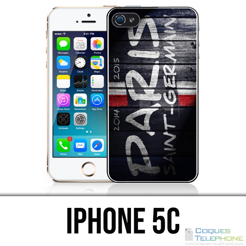 Coque iPhone 5C - PSG Tag Mur