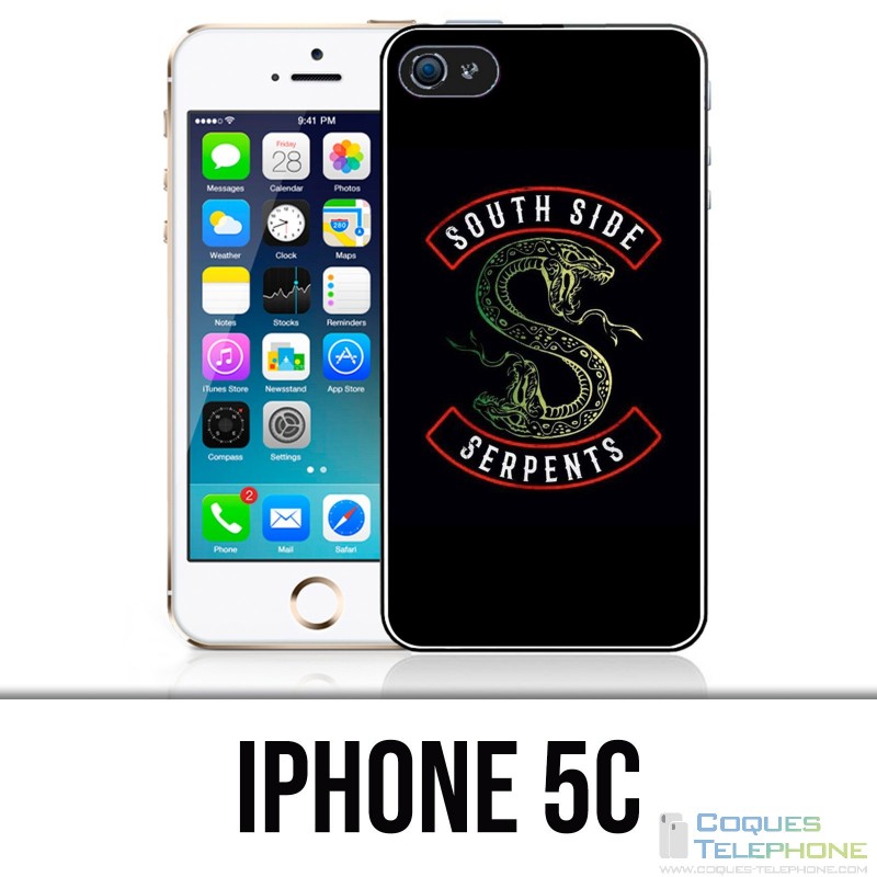 Custodia per iPhone 5C - logo Riderdale South Side Snake