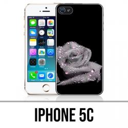 Custodia per iPhone 5C - Gocce rosa