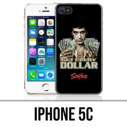 Coque iPhone 5C - Scarface Get Dollars