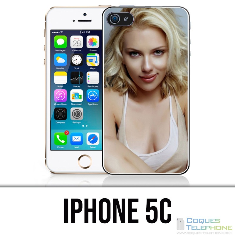 Coque iPhone 5C - Scarlett Johansson Sexy