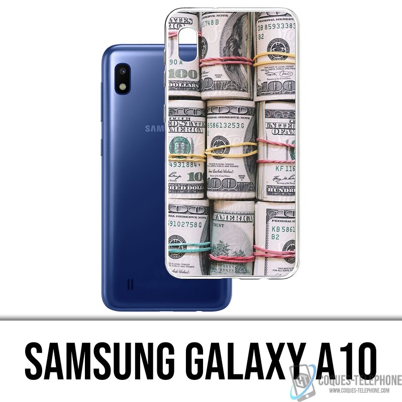 Custodia Samsung Galaxy A10 - Rotoli di biglietti in dollari