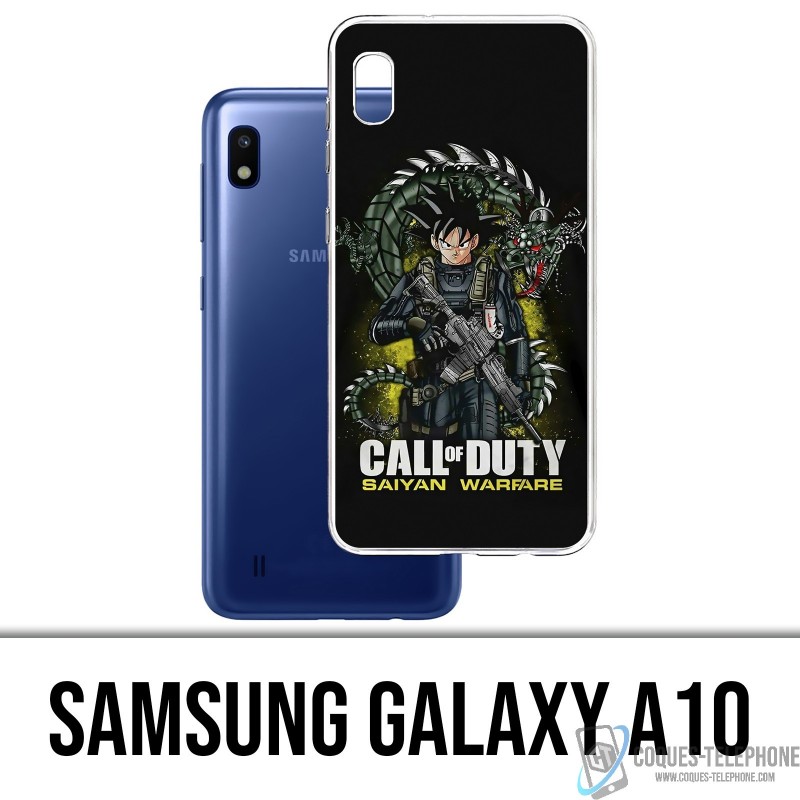 Samsung Galaxy A10 Custodia - Call of Duty x Dragon Ball Saiyan Warfare