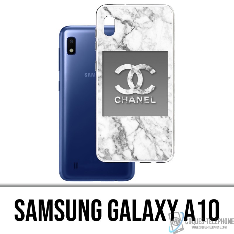 Samsung Galaxy A10 Case - Chanel Marble White
