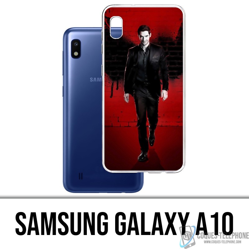 Coque Samsung Galaxy A10 - Lucifer ailes mur