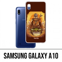 Funda Samsung Galaxy A10 - Star Wars Mandalorian Yoda fanart