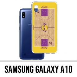 Custodia Samsung Galaxy A10 - campo da basket dei Lakers NBA