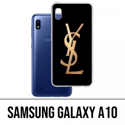 Coque Samsung Galaxy A10 - YSL Yves Saint Laurent Gold Logo