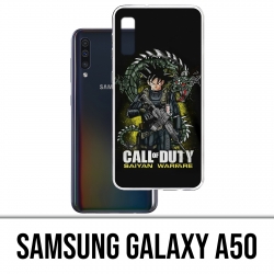 Case Samsung Galaxy A50 - Aufruf der Pflicht x Dragon Ball Saiyan-Kriegsführung