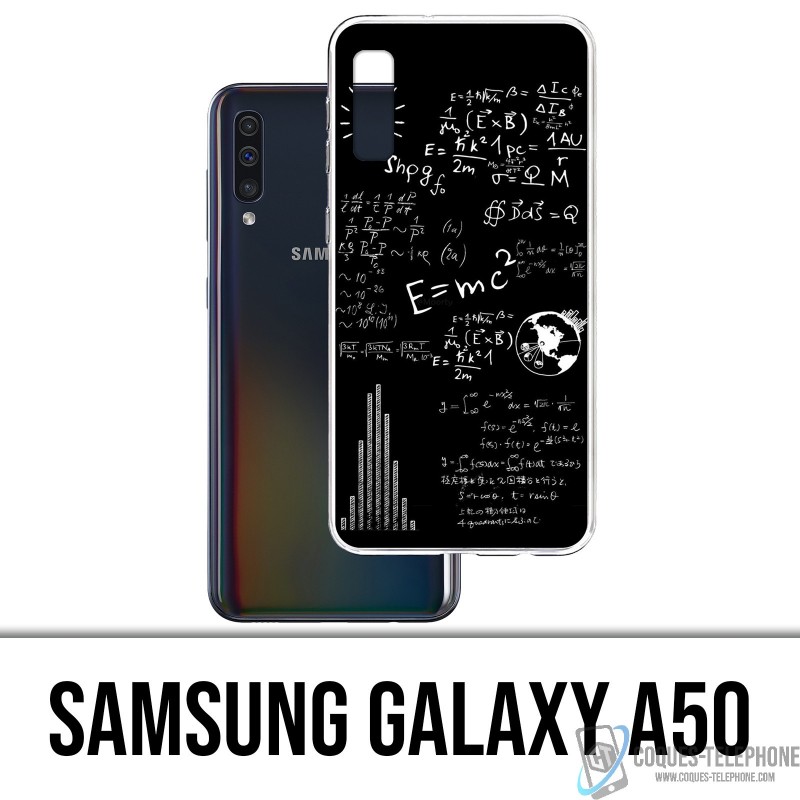 Samsung Galaxy A50 - E equals MC 2 chalkboard Case